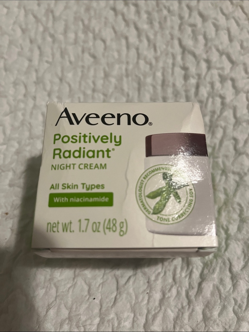 NWT Aveeno Positively Radiant Night Cream